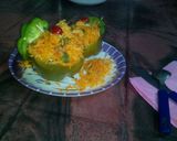 A picture of step 13 of Green bell pepper with sweet polau.