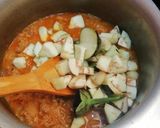 A picture of step 2 of Baingan Qeema.