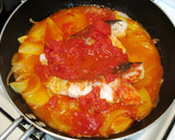 A picture of step 6 of Cod and Potatoes Simmered with Tomatoes.