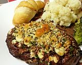 A picture of step 11 of Bleu Cheese Crusted Filet Mignon.