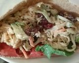 A picture of step 3 of Dean's Simple Maryland Style Crab Crunch Salad Pita Pocket.
