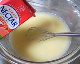 A picture of step 1 of Peach Mousse.