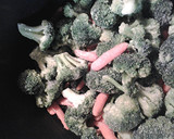 A picture of step 1 of Broccoli and carrots.