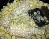 A picture of step 2 of Corn Rice with the Silky Strings.
