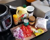 A picture of step 1 of Agnes' EPC Mbuzi Stew.