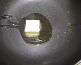 A picture of step 4 of Palak(spinach) paneer.