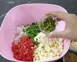 A picture of step 3 of Noodles Kebab.
