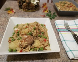Foto del paso 6 de la receta: Arroz con pollo, nabos y guisantes