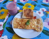 Foto del paso 3 de la receta: Omelette de jamón y queso