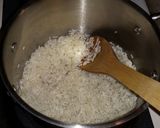 A picture of step 4 of Mexican Red Rice.