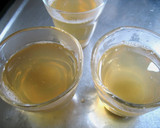 A picture of step 3 of Jello with Umeshu and Lemon.