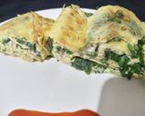 স্পিনাচ অমলেট (Spinach Omlete recipe in bengali) রেসিপি ধাপ - 5 ছবি