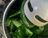 Foto del paso 1 de la receta: Cintas Verdes con Salsa Casera Saborizada a Carne