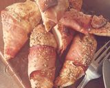 A picture of step 4 of Smoked Chicken Wrapped In Ham.