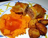 A picture of step 8 of Cabbage wrapped meatballs (AKA: Ouma onder die Kombers).