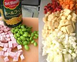 A picture of step 1 of Very Filling Minestrone.