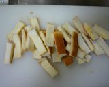 A picture of step 1 of French Toast Snacks with Bread Crusts.