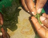 A picture of step 5 of Ekpang nkukwo.