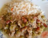 Zöldborsós pulykatokány recept fázis 4 fotója