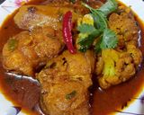 আলু ফুলকপি দিয়ে আড় মাছের ঝোল (alu foolkopi diye aar macher jhol recipe in Bengali) রেসিপি ধাপ - 3 ছবি