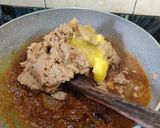 A picture of step 5 of Kathal ki Shami...