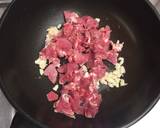 รูปขั้นตอนการทำที่ 2 ของ หมูผัดคึ่นช่าย (ขึ้นฉ่าย)