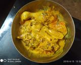 A picture of step 1 of Curd and mustard chicken.