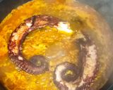 A picture of step 7 of Paella Rice with Octopus Finished in the Oven.