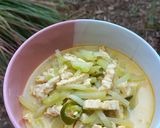 Foto langkah ke 4 dari resep Lodeh Labu Siam Tempe.