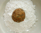 A picture of step 7 of Beans balls II.
