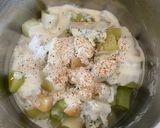 Foto del paso 6 de la receta Crema de Calabacín, Puerro y Pera con Roquefort