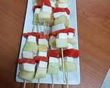 Foto del paso 2 de la receta Brochetas de melón, queso fresco y sandía