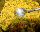 A picture of step 3 of Mint Veggies Rice.