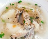 Hình bước làm 2 của món Canh khoai từ nấu với cá trê