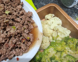 Foto del paso 9 de la receta: Coliflor y Brócoli con Carne Picada y Bechamel