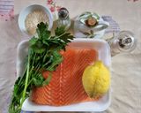 Foto del passaggio 1 della ricetta Filetto di salmone al forno con panatura