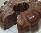 Foto langkah ke 4 dari resep Puding roti tawar zebra.