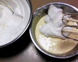 A picture of step 4 of Airy Fluffy Rich Chiffon Roll Cake.