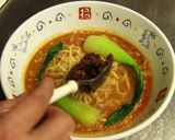 A picture of step 4 of Dan Dan Noodles.