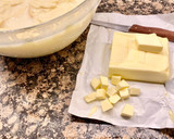 Foto del paso 4 de la receta: Tarta con queso mascarpone y manzanas laminadas