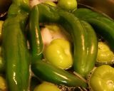 A picture of step 2 of Chile Verde sauce.