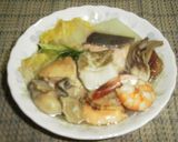 A picture of step 9 of Ultimate Japanese Hot Pot with Seafood.