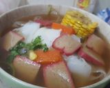 รูปขั้นตอนการทำที่ 5 ของ ก๋วยเตี๋ยวน้ำเส้นใหญ่ หมูแดง.เจ