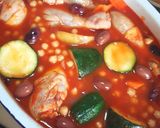 A picture of step 5 of Chicken tomato casserole.