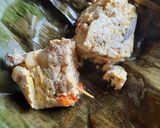 Foto langkah ke 6 dari resep Pepes Tahu Teri Bumbu Iris.