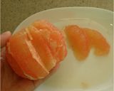 A picture of step 5 of Grapefruit and Avocado Wrapped In Cured Ham.