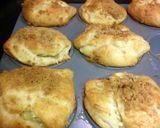 A picture of step 10 of Drunk Janna's coconut cream muffins.