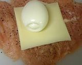 A picture of step 2 of Teriyaki Chicken with Cheese and Eggs.