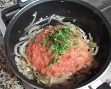Foto del paso 5 de la receta: Amorelli en salsa de tomates, doble de queso con troncos de atún