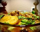 আলু দিয়ে পাঁঠার মাংসের ঝোল (Alu diye Pathar Mangsher Jhol Recipe in Bengali) রেসিপি ধাপ - 9 ছবি